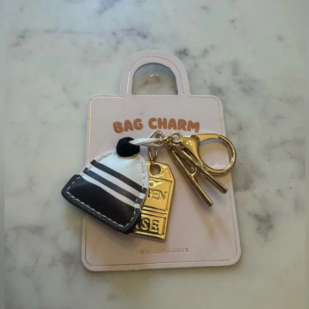 NWT Anthropologie City Bag Charm “Aspen”